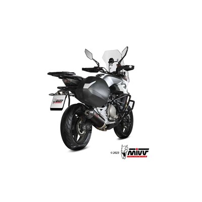 Bild von Auspuff Oval Inox-Black