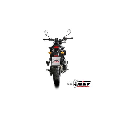 Bild von Auspuff Oval Inox-Black