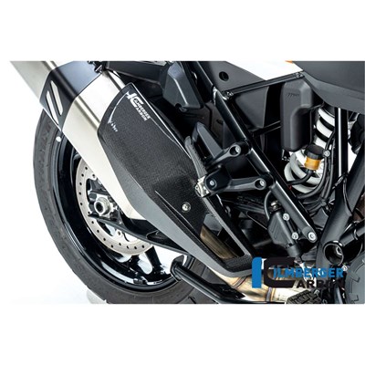 Bild von Auspuffhitzeschutz vorne am Schalldämpfer