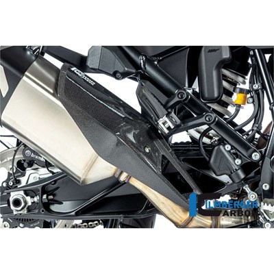 Bild von Auspuffhitzeschutz vorne am Schalldämpfer