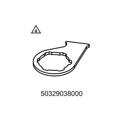 Bild von BRACKET FOR LOCATING DRUM  '98