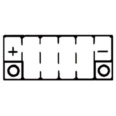 Bild von Batterie YT12A-BS