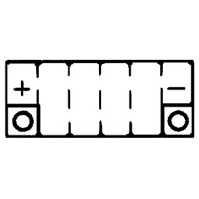 Bild von Batterie YTX12-BS