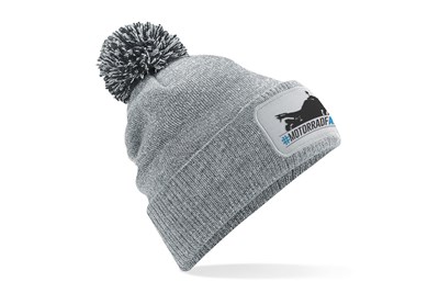 Bild von Beanie Motorradfahrer