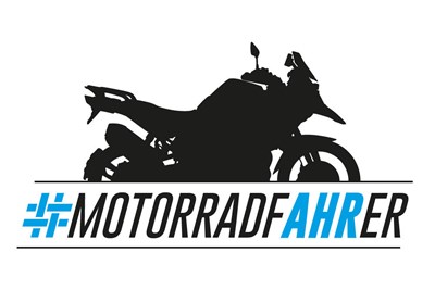 Bild von Beanie Motorradfahrer