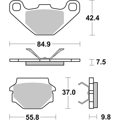 Bild von Bremsbeläge Keramik