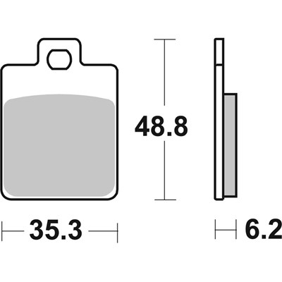 Bild von Bremsbeläge Maxi Scooter Sinter