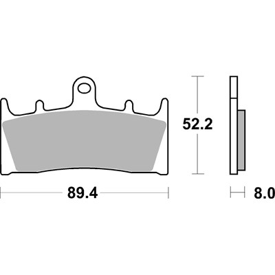 Bild von Bremsbeläge Racing Dual Carbon