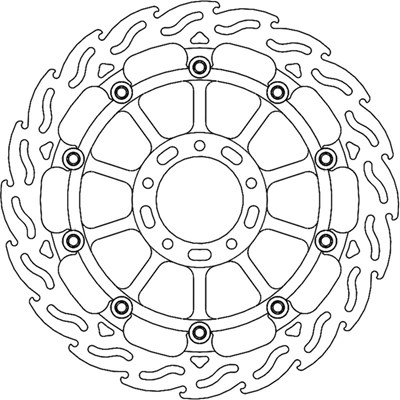 Bild von Bremsscheibe Flame Floating