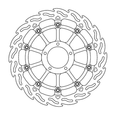 Bild von Bremsscheibe Flame Floating