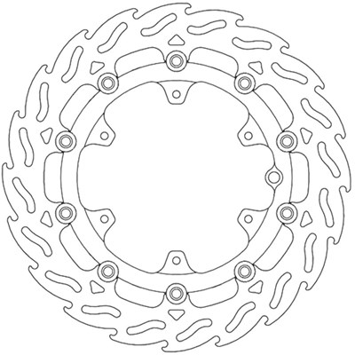 Bild von Bremsscheibe Flame Street Floating