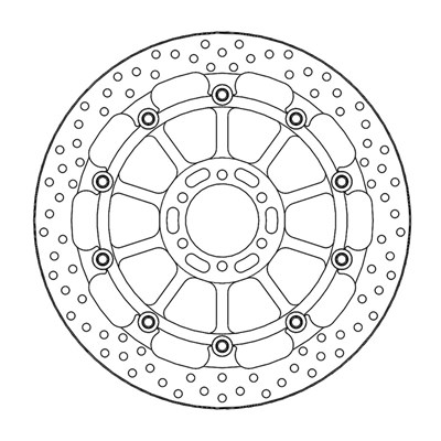 Bild von Bremsscheibe HALO Racing vorne