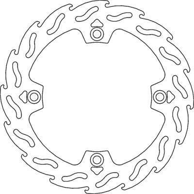 Bild von Bremsscheiben Flame Street vorne links