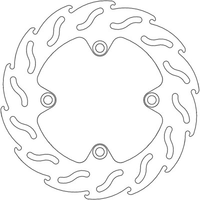 Bild von Bremsscheiben Flame Street vorne links