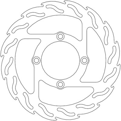 Bild von Bremsscheiben Flame Street vorne links