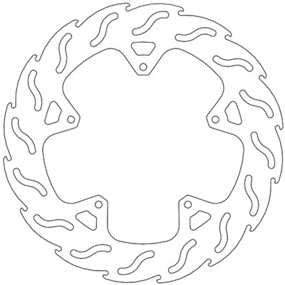 Bild von Bremsscheiben Flame Street vorne links