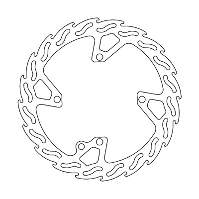 Bild von Bremsscheiben Flame Street vorne links