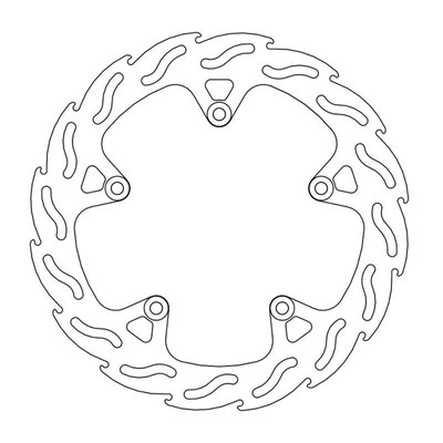 Bild von Bremsscheiben Flame Street vorne links