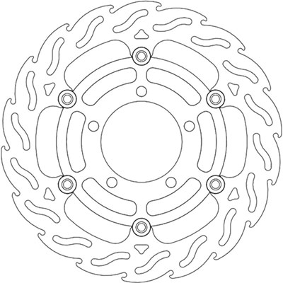 Bild von Bremsscheiben Flame Street vorne links