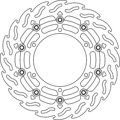 Bild von Bremsscheiben Flame Street vorne links