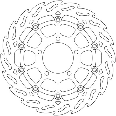 Bild von Bremsscheiben Flame Street vorne links
