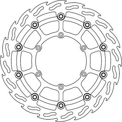 Bild von Bremsscheiben Flame Street vorne links