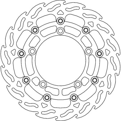 Bild von Bremsscheiben Flame Street vorne links