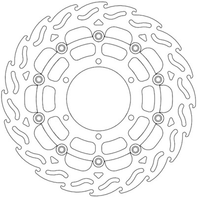 Bild von Bremsscheiben Flame Street vorne links