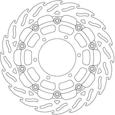 Bild von Bremsscheiben Flame Street vorne links