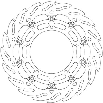 Bild von Bremsscheiben Flame Street vorne links