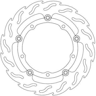 Bild von Bremsscheiben Flame Street vorne links