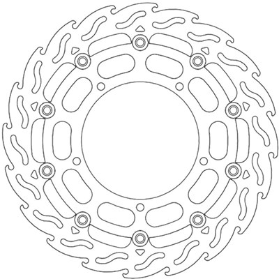 Bild von Bremsscheiben Flame Street vorne links
