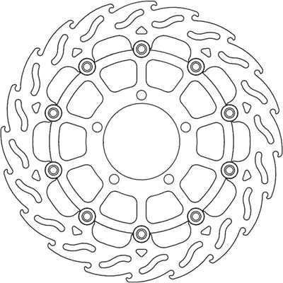 Bild von Bremsscheiben Flame Street vorne links