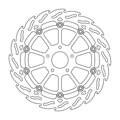 Bild von Bremsscheiben Flame Street vorne links