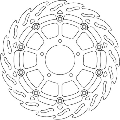 Bild von Bremsscheiben Flame Street vorne links