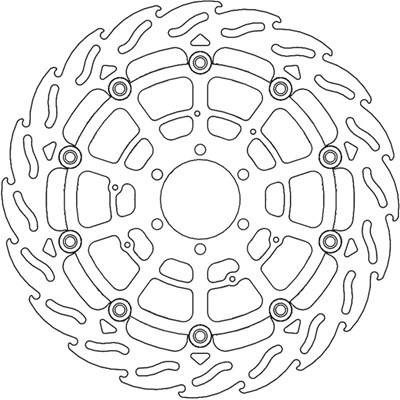 Bild von Bremsscheiben Flame Street vorne links
