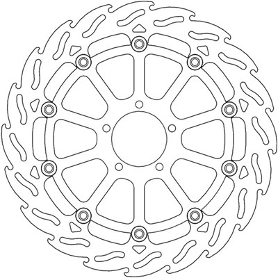 Bild von Bremsscheiben Flame Street vorne links