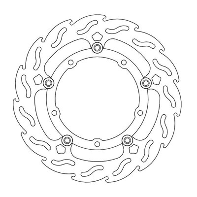 Bild von Bremsscheiben Flame Street vorne links