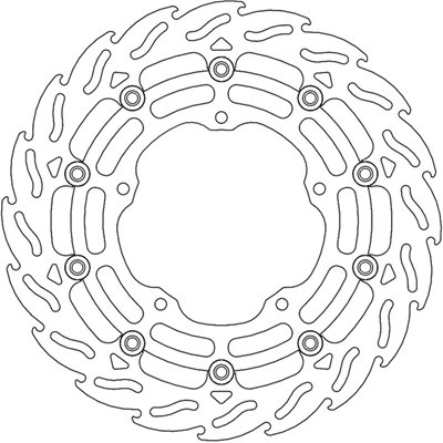 Bild von Bremsscheiben Flame Street vorne links