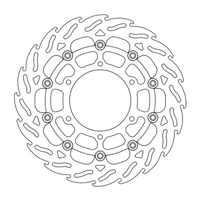 Bild von Bremsscheiben Flame Street vorne links