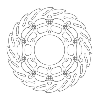 Bild von Bremsscheiben Flame Street vorne links