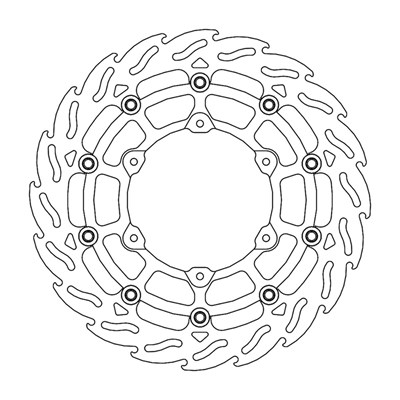 Bild von Bremsscheiben Flame Street vorne links