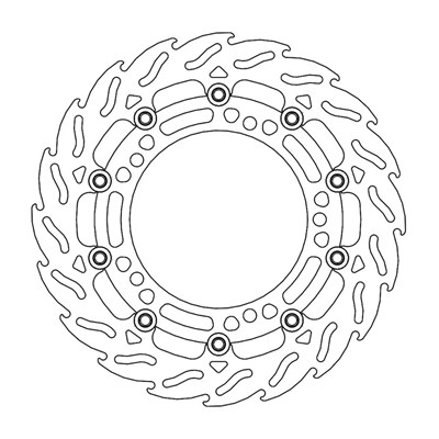 Bild von Bremsscheiben Flame Street vorne links