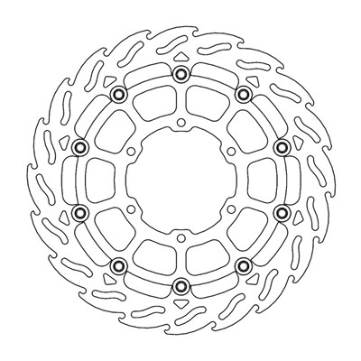 Bild von Bremsscheiben Flame Street vorne links