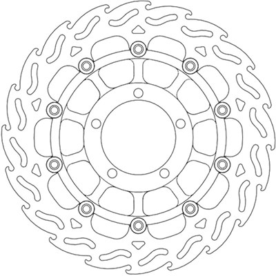 Bild von Bremsscheiben Flame Street vorne links