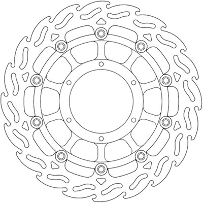 Bild von Bremsscheiben Flame Street vorne links