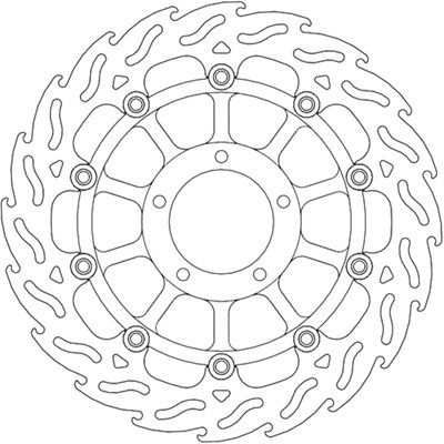 Bild von Bremsscheiben Flame Street vorne links