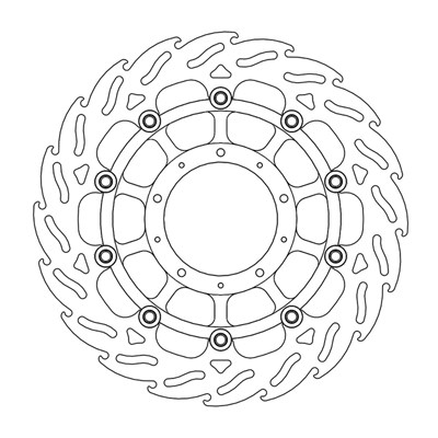 Bild von Bremsscheiben Flame Street vorne links