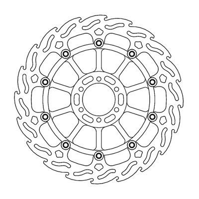 Bild von Bremsscheiben Flame Street vorne links