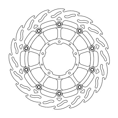Bild von Bremsscheiben Flame Street vorne links